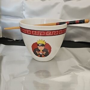 Naruto Ramen Bowl with Chopsticks